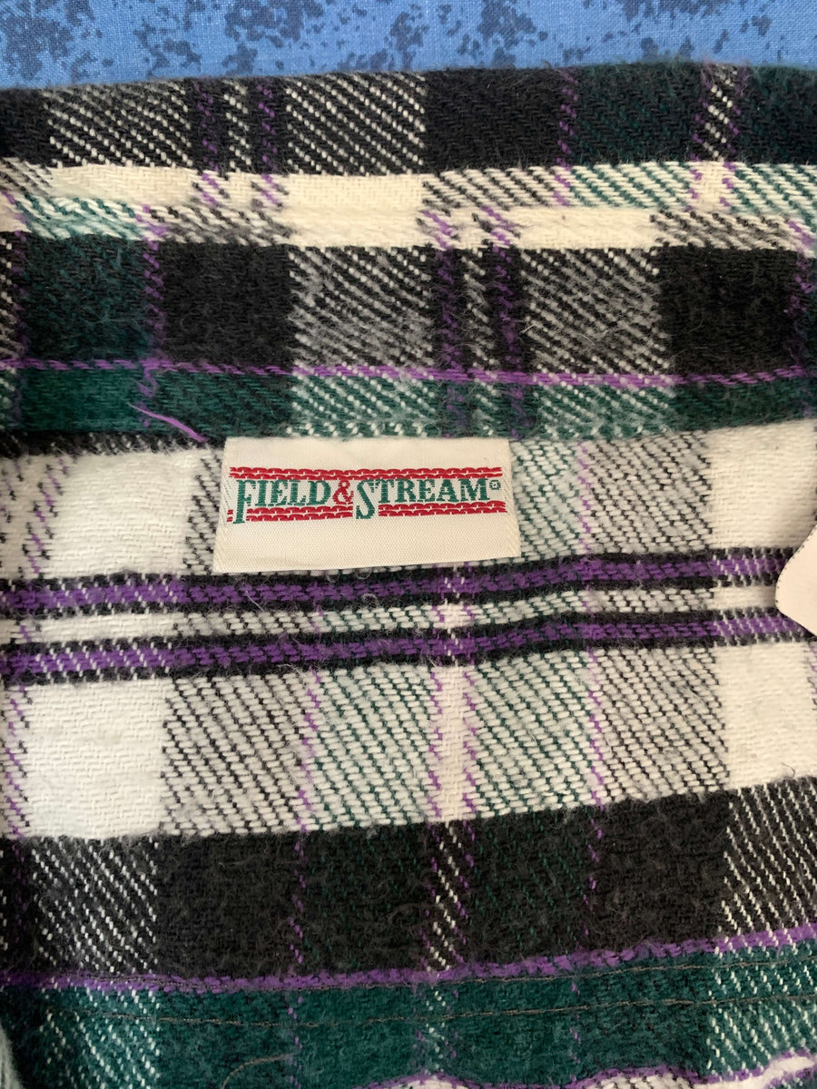 THICK VINTAGE FIELD & STREAM FLANNEL - M/L