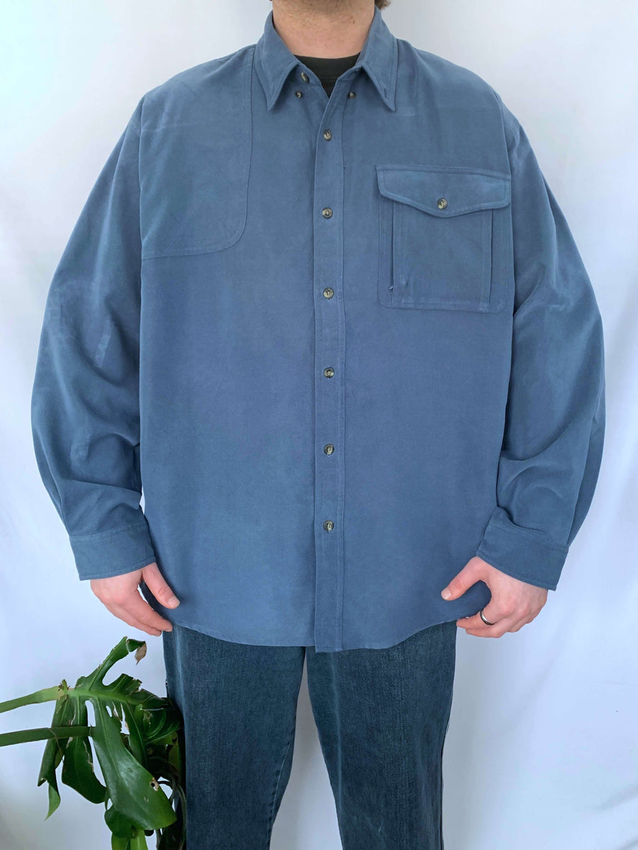 VINTAGE COLUMBIA SOFT-TOUCH OVERSHIRT - XL