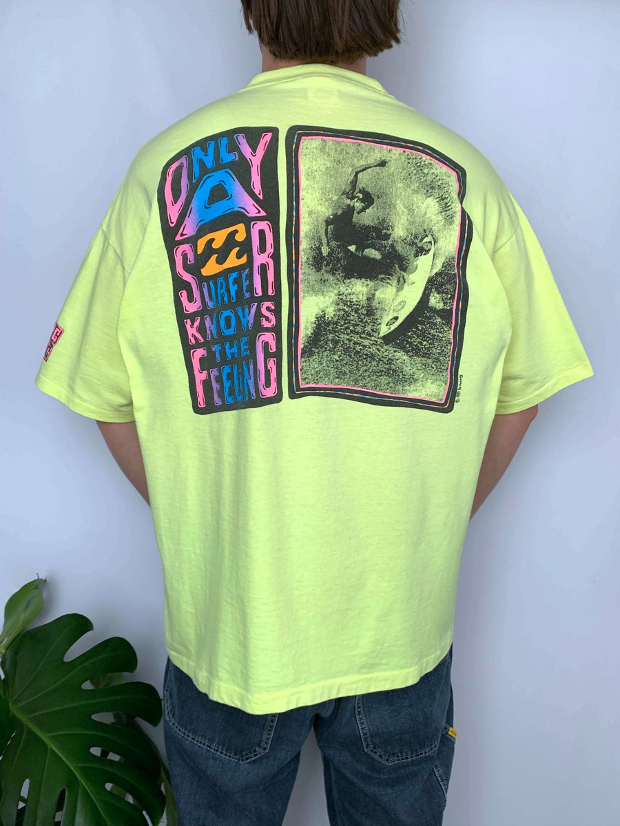 RARE 1990 BILLABONG SURFER GRAPHIC TEE - XL