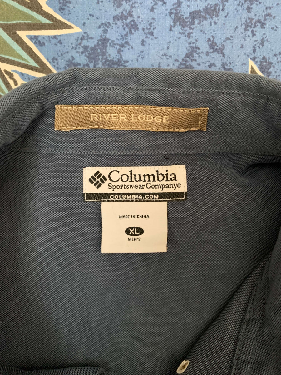 VINTAGE COLUMBIA SOFT-TOUCH OVERSHIRT - XL