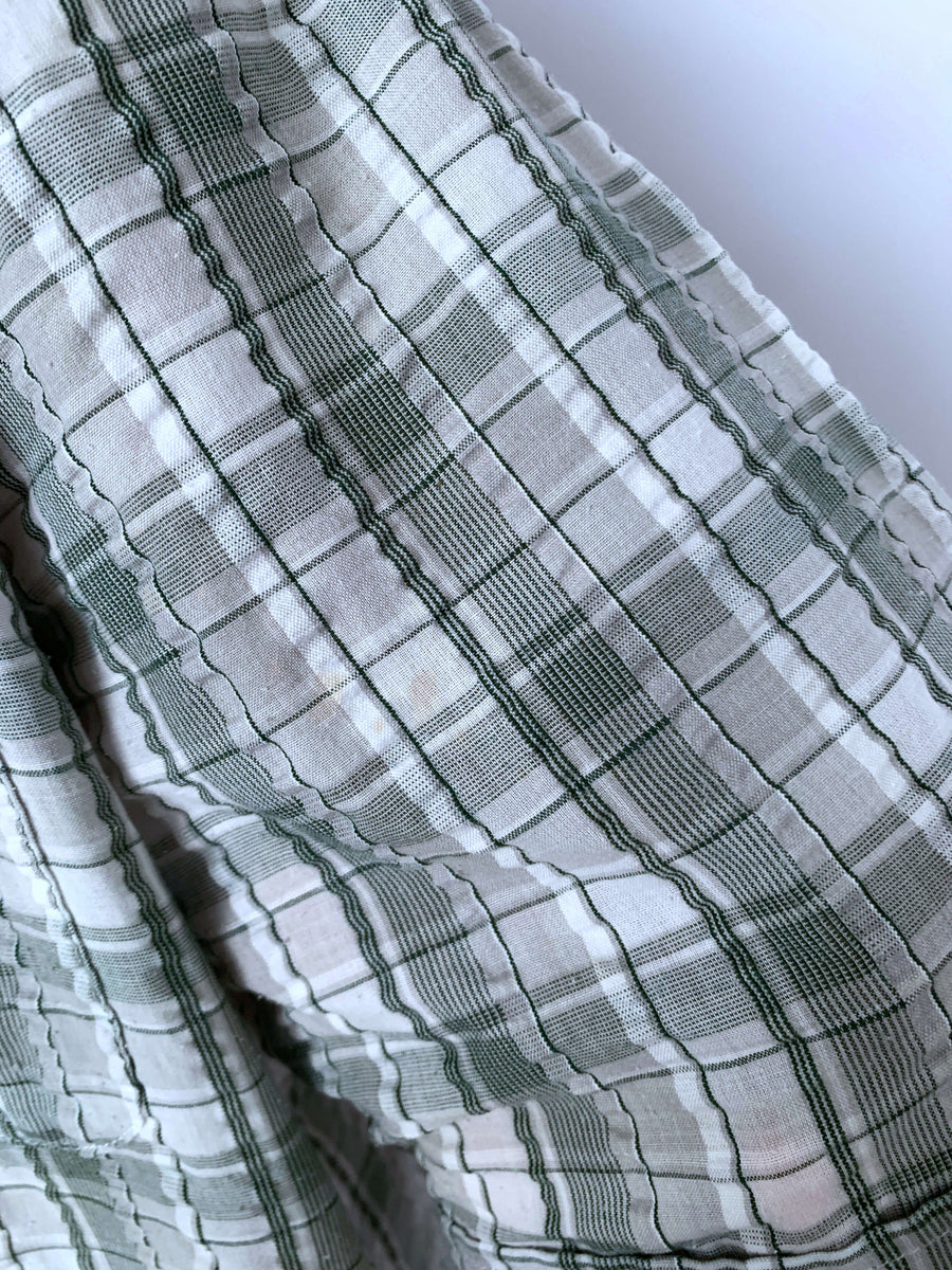 BISLEY CHECK BUTTON UP - L