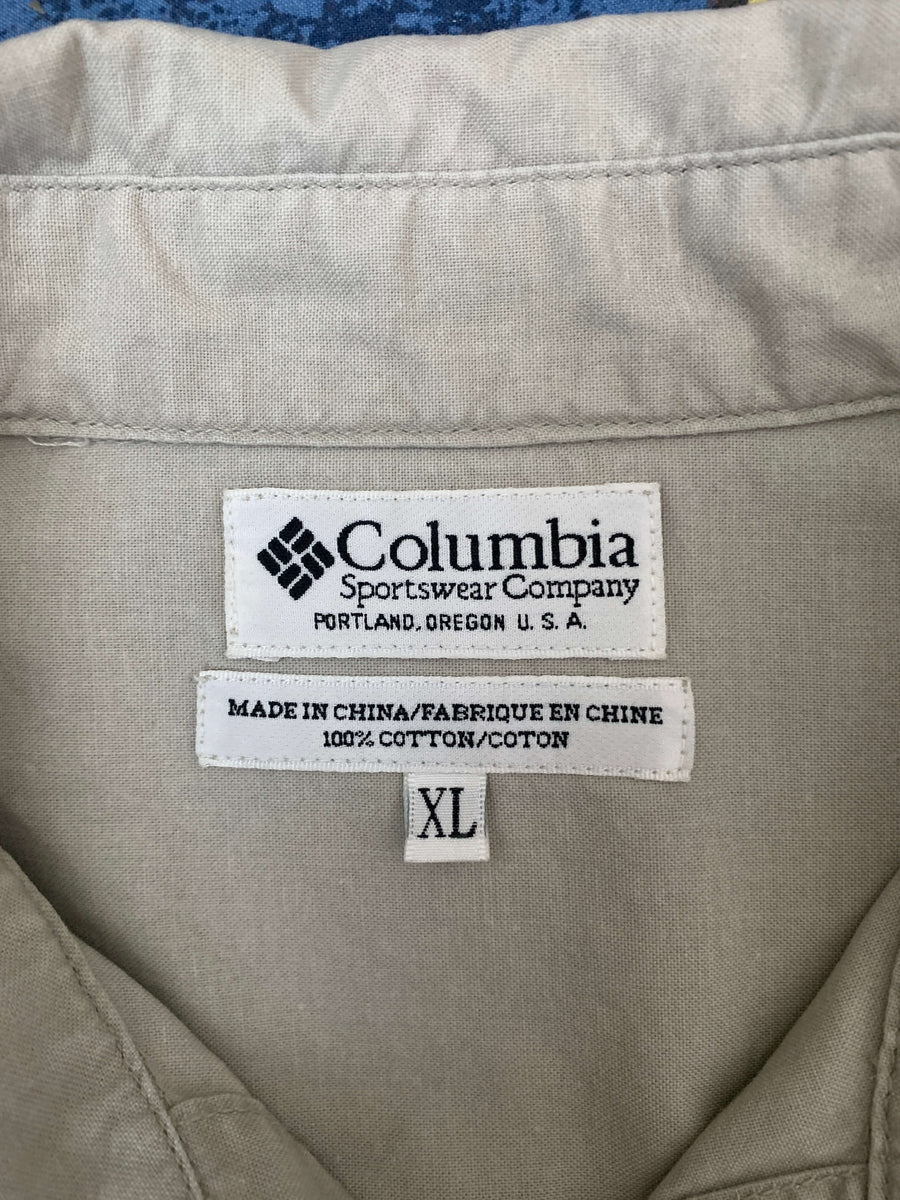 VINTAGE COLUMBIA DOUBLE-POCKET OVERSHIRT - XXL