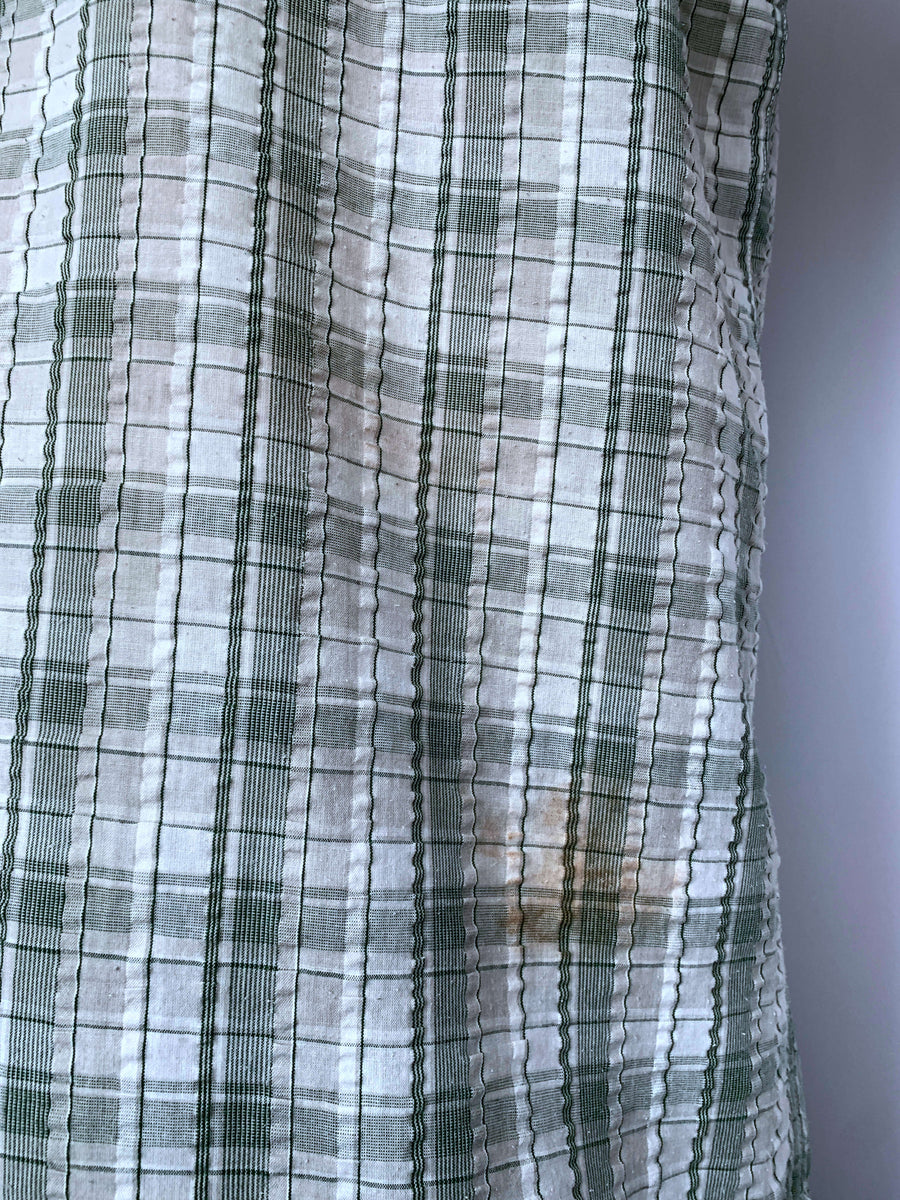 BISLEY CHECK BUTTON UP - L