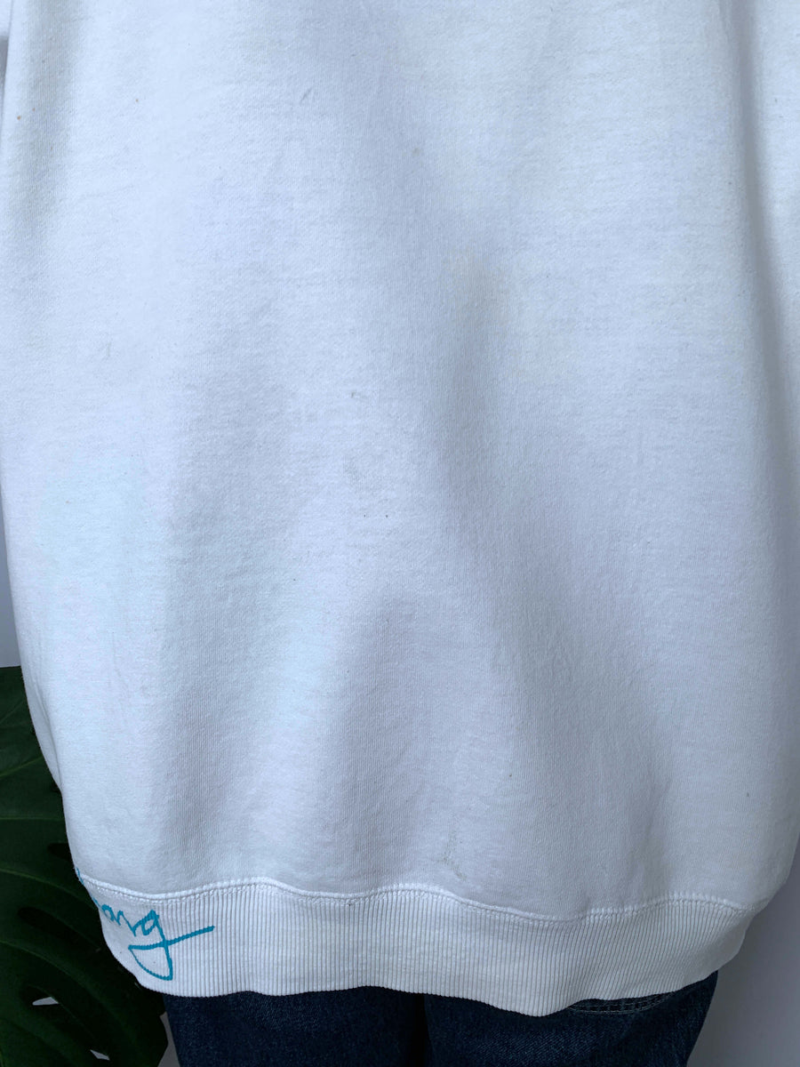 THICK VINTAGE BILLABONG EMBROIDERED HOODIE - S/M