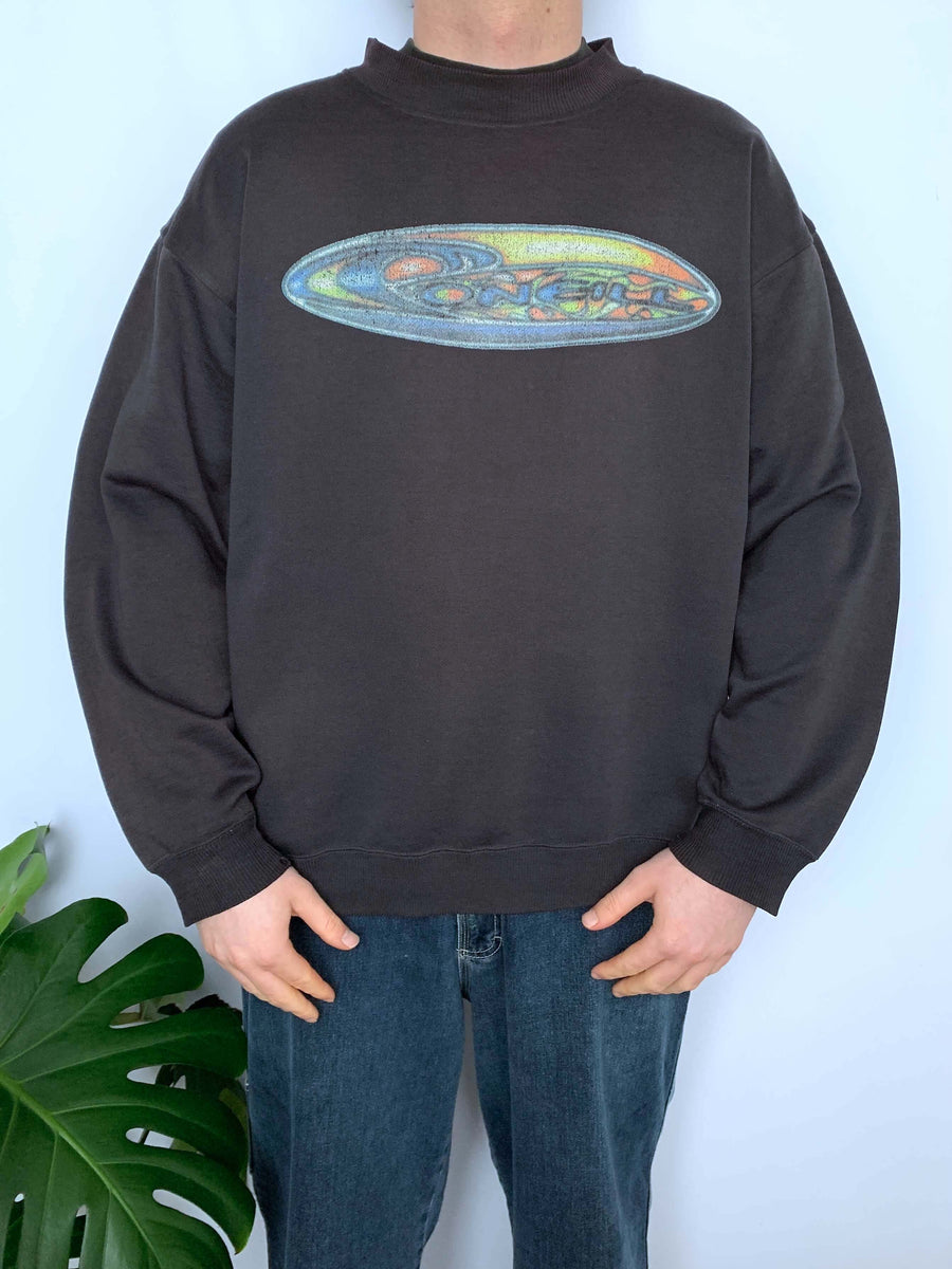 VINTAGE O'NEILL FRONT HIT CREWNECK - L