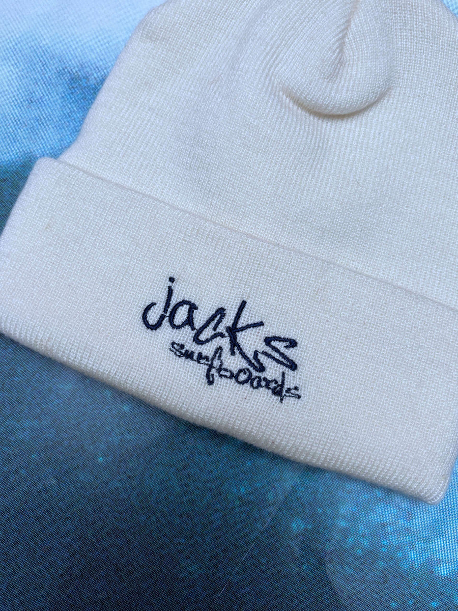VINTAGE JACKS SURFBOARDS EMBROIDERED BEANIE