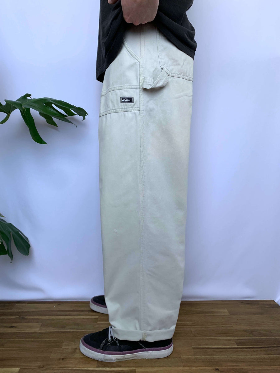 BAGGY VINTAGE QUIKSILVER CARPENTER PANTS - W36