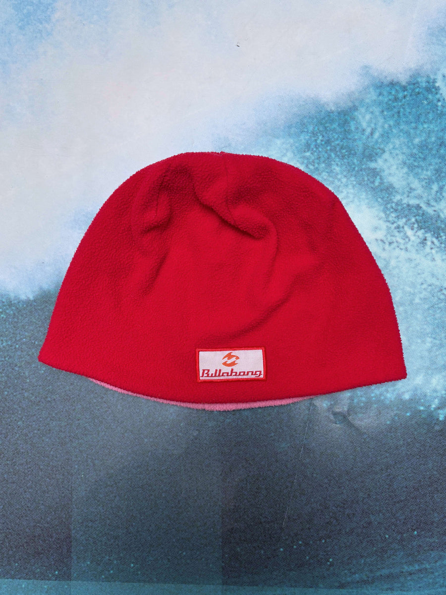 VINTAGE BILLABONG REVERSIBLE FLEECE BEANIE