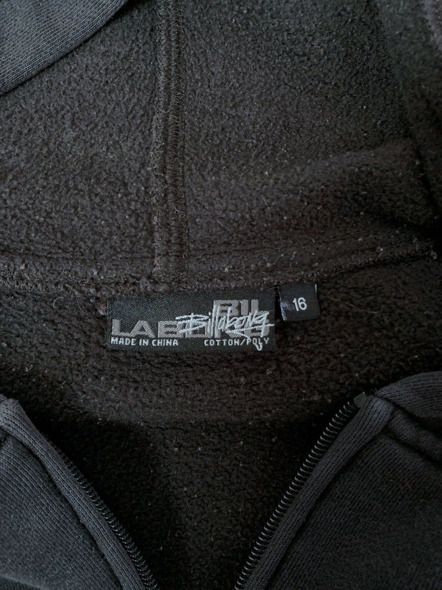 VINTAGE BILLABONG SPELLOUT ZIP UP HOODIE - S/12