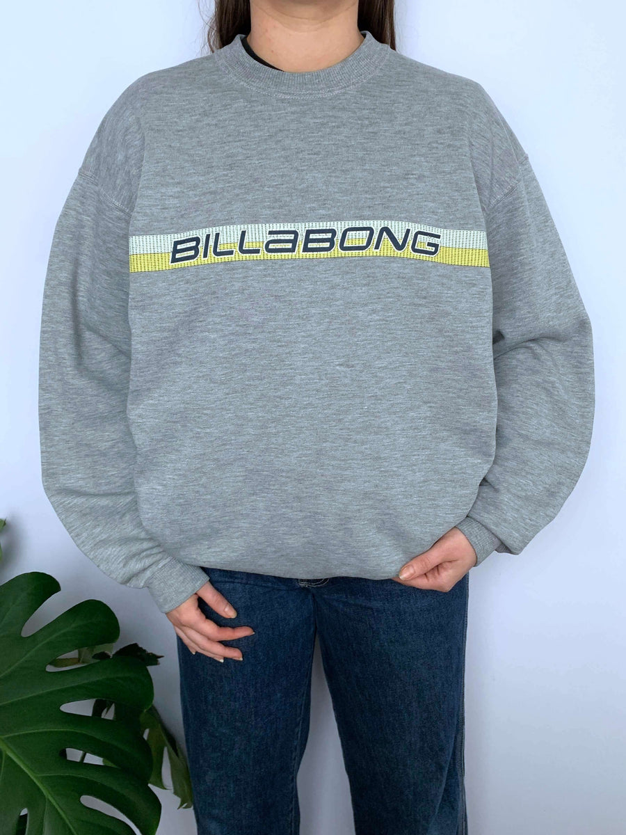 VINTAGE BILLABONG SPELLOUT CREWNECK - M