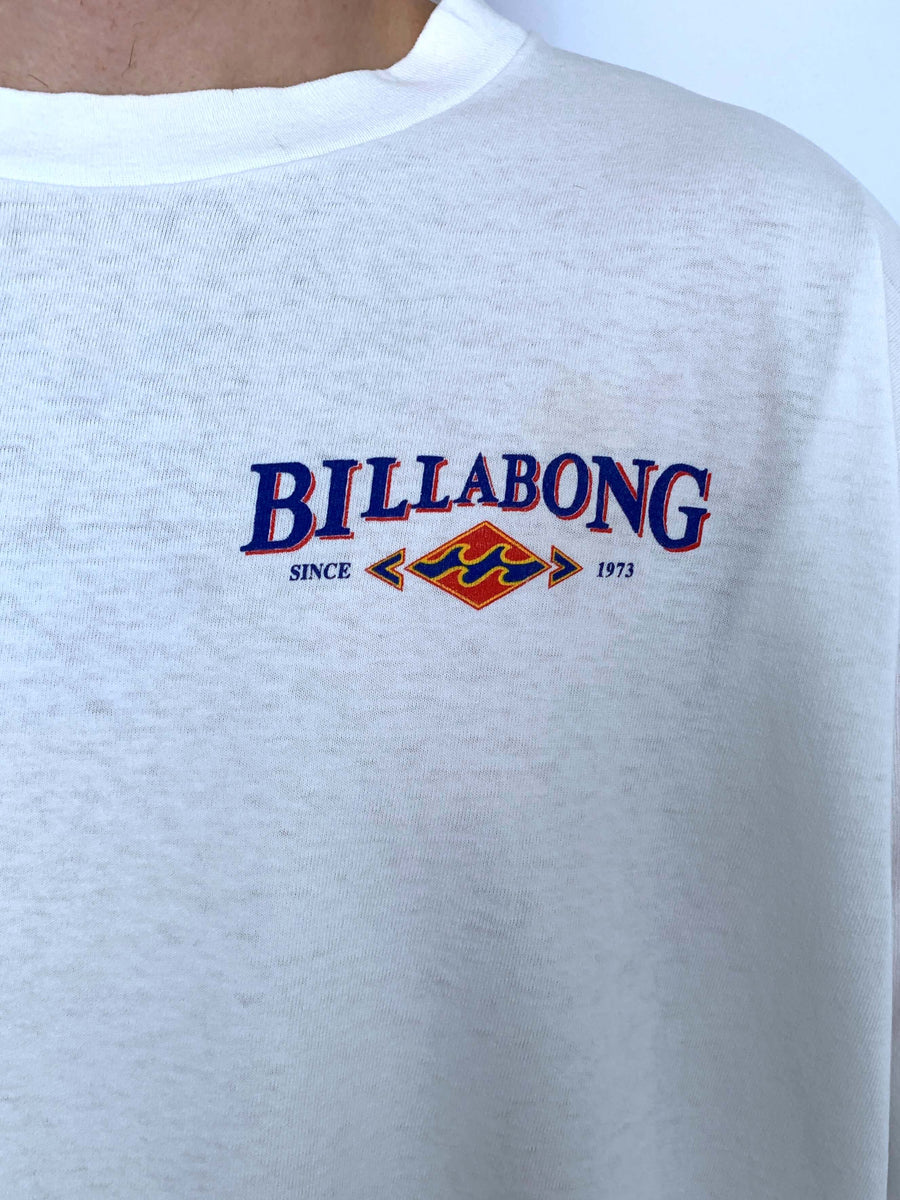 90S BILLABONG GRAPHIC LONG SLEEVE TEE* - XL