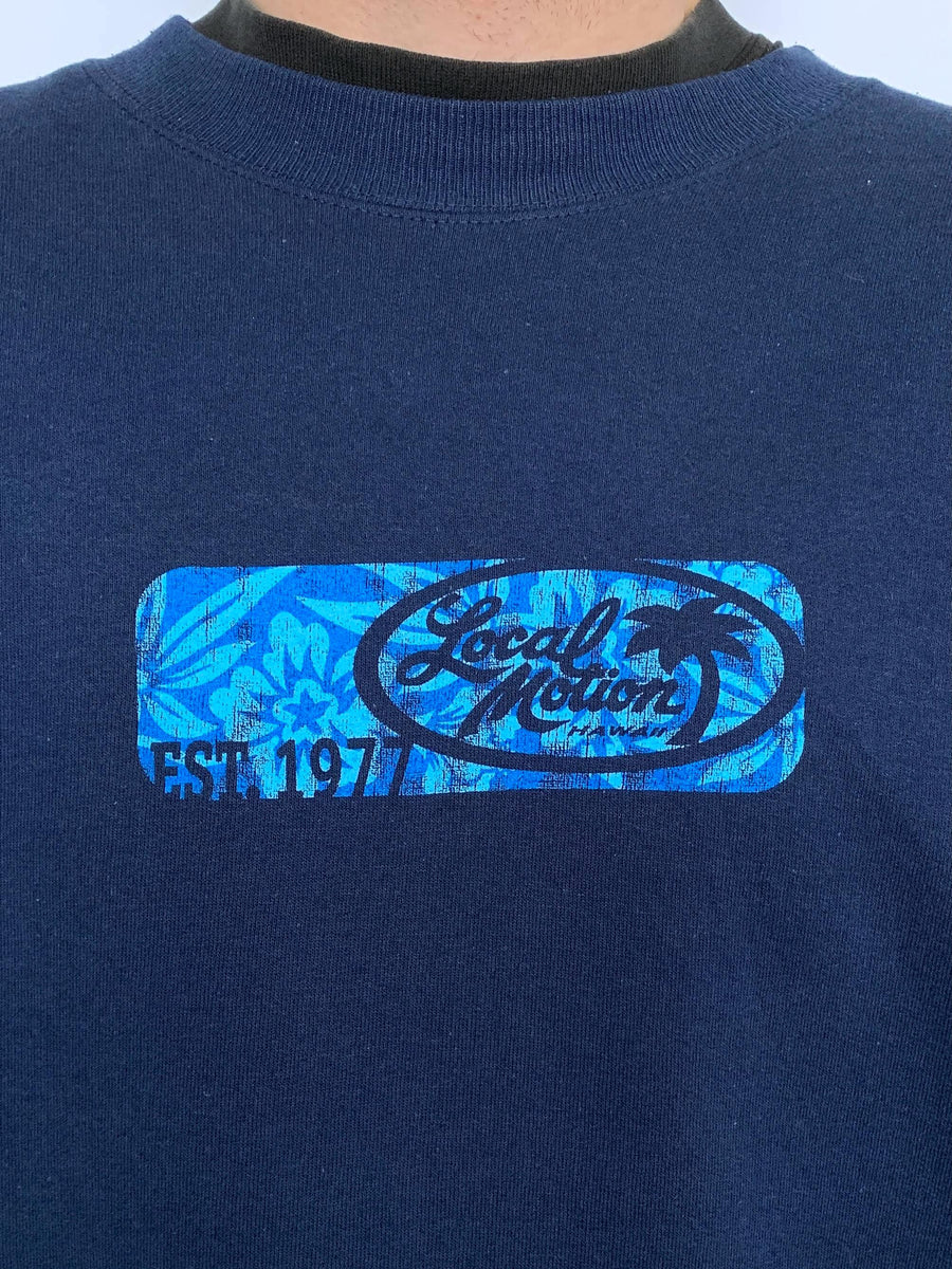 90S LOCAL MOTION GRAPHIC CREWNECK - L