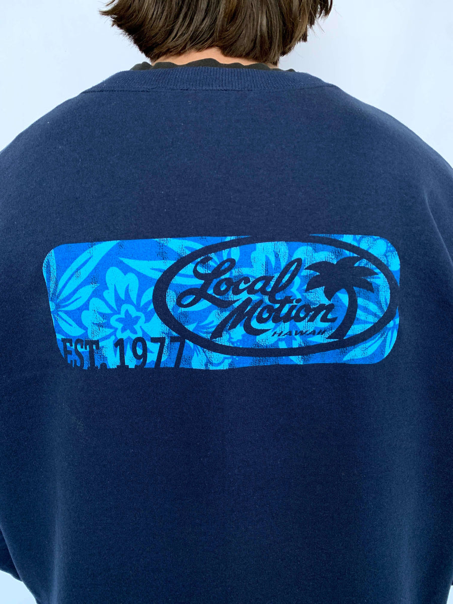 90S LOCAL MOTION GRAPHIC CREWNECK - L