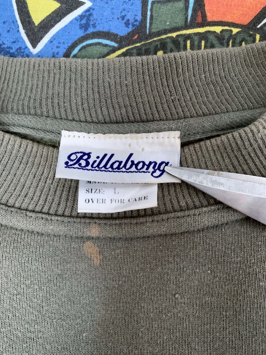 RARE 1996 BILLABONG GRAPHIC CREWNECK - 8/10