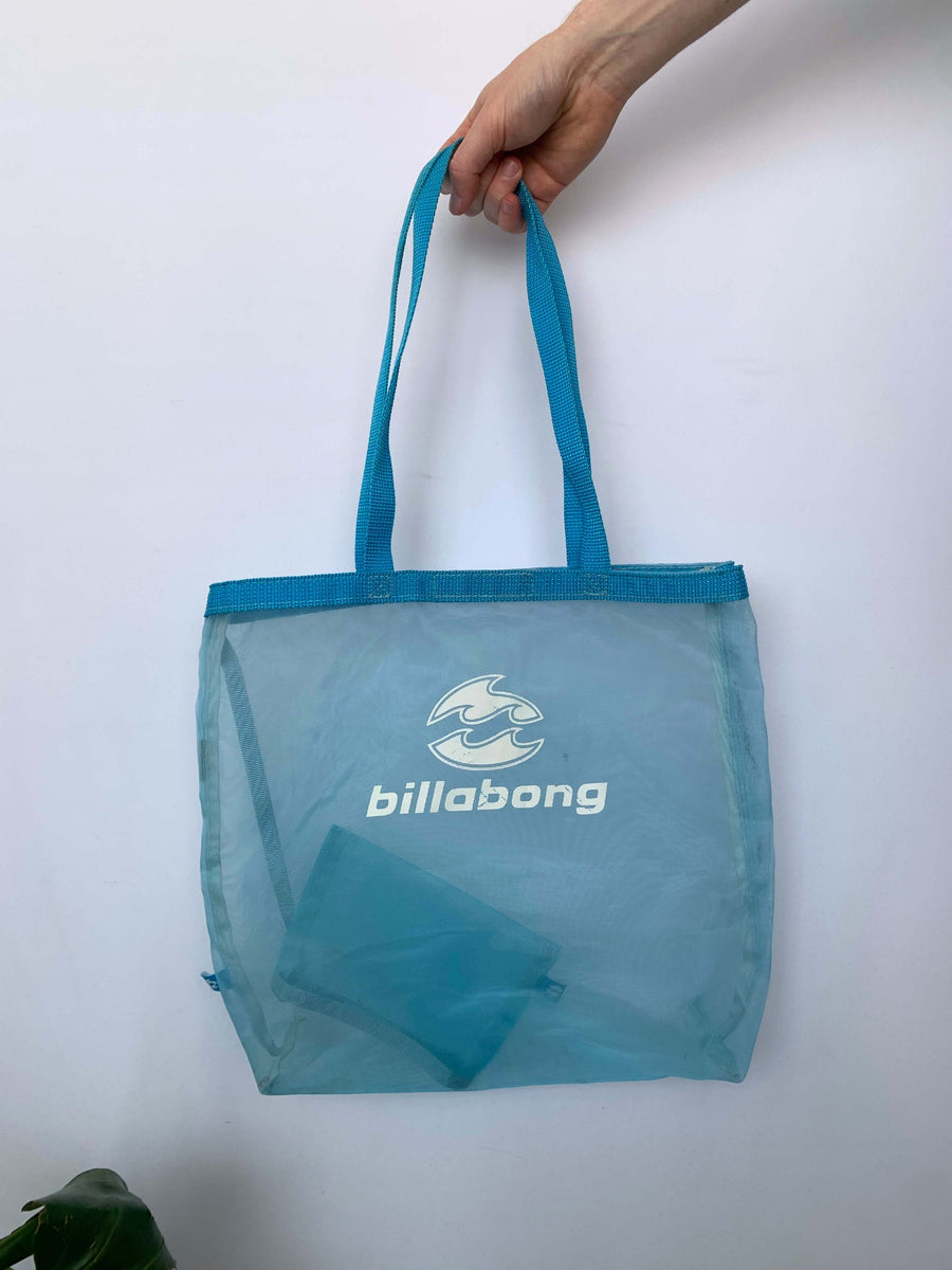 RARE VINTAGE BILLABONG MESH BEACH BAG