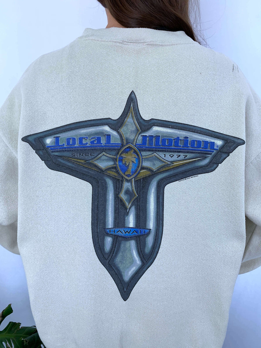 90S LOCAL MOTION GRAPHIC CREWNECK - M