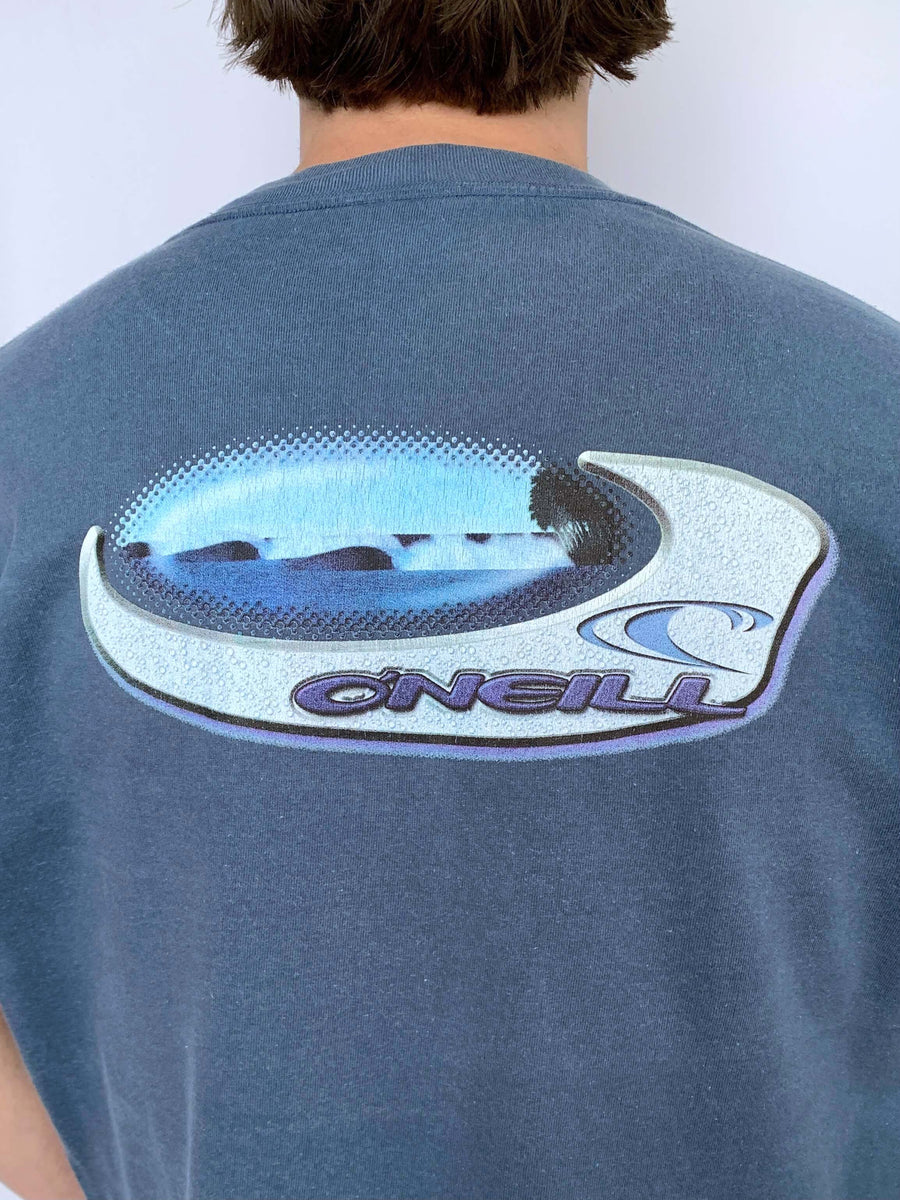 90S O'NEILL WAVE GRAPHIC TEE - L