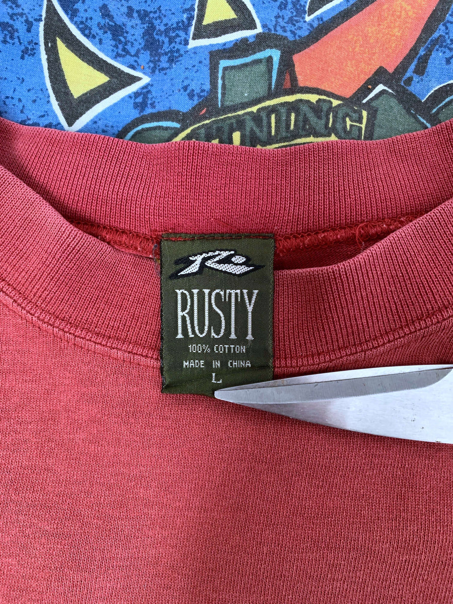 BAGGY 90S RUSTY 'RIDE WITH PRIDE' TEE - XXL