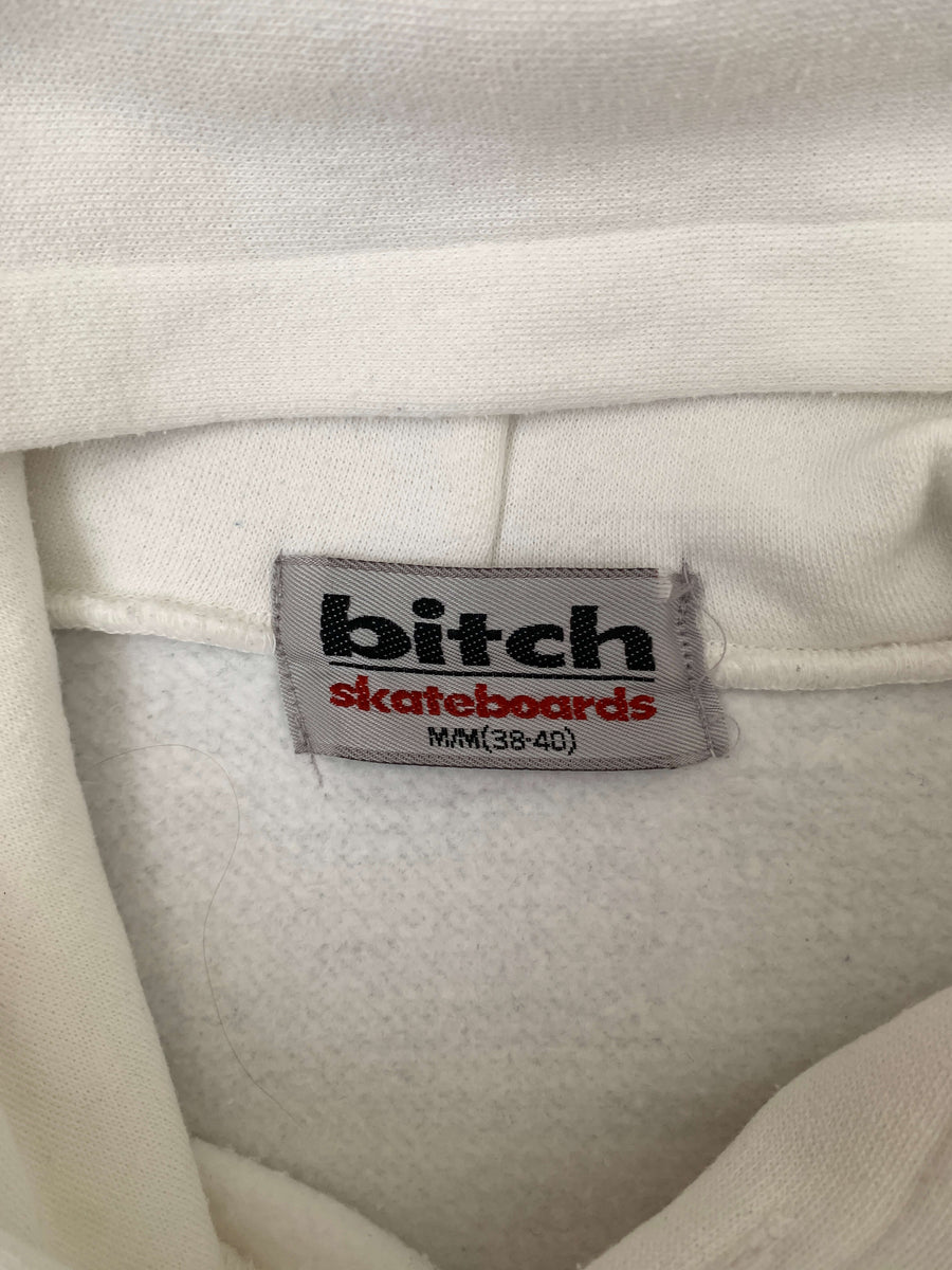 90S BITCH SKATEBOARDS EMBROIDERED HOODIE - 8