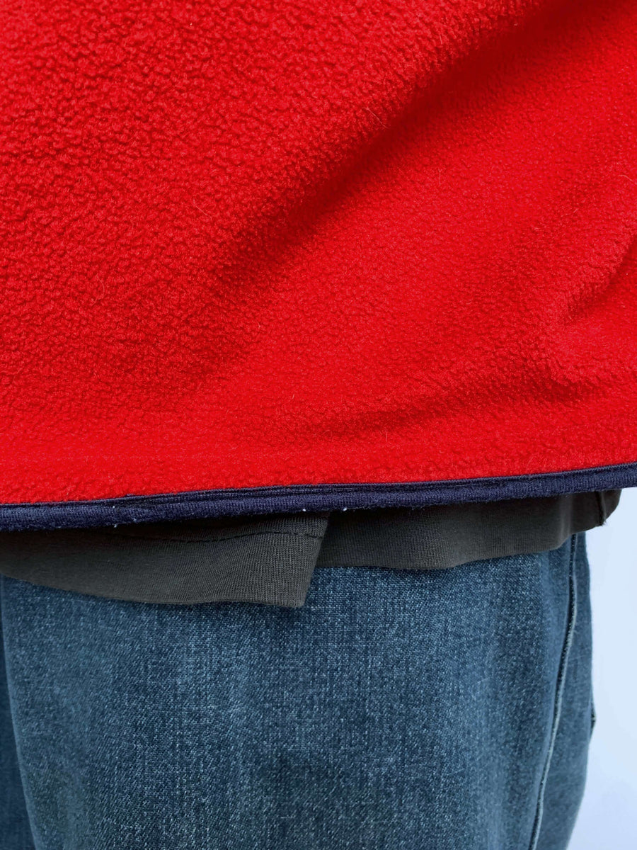 VINTAGE TIMBERLAND SNAP BUTTON FLEECE - L