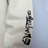 VINTAGE QUIKSILVER BIG SPELLOUT/LOGO CREWNECK - L