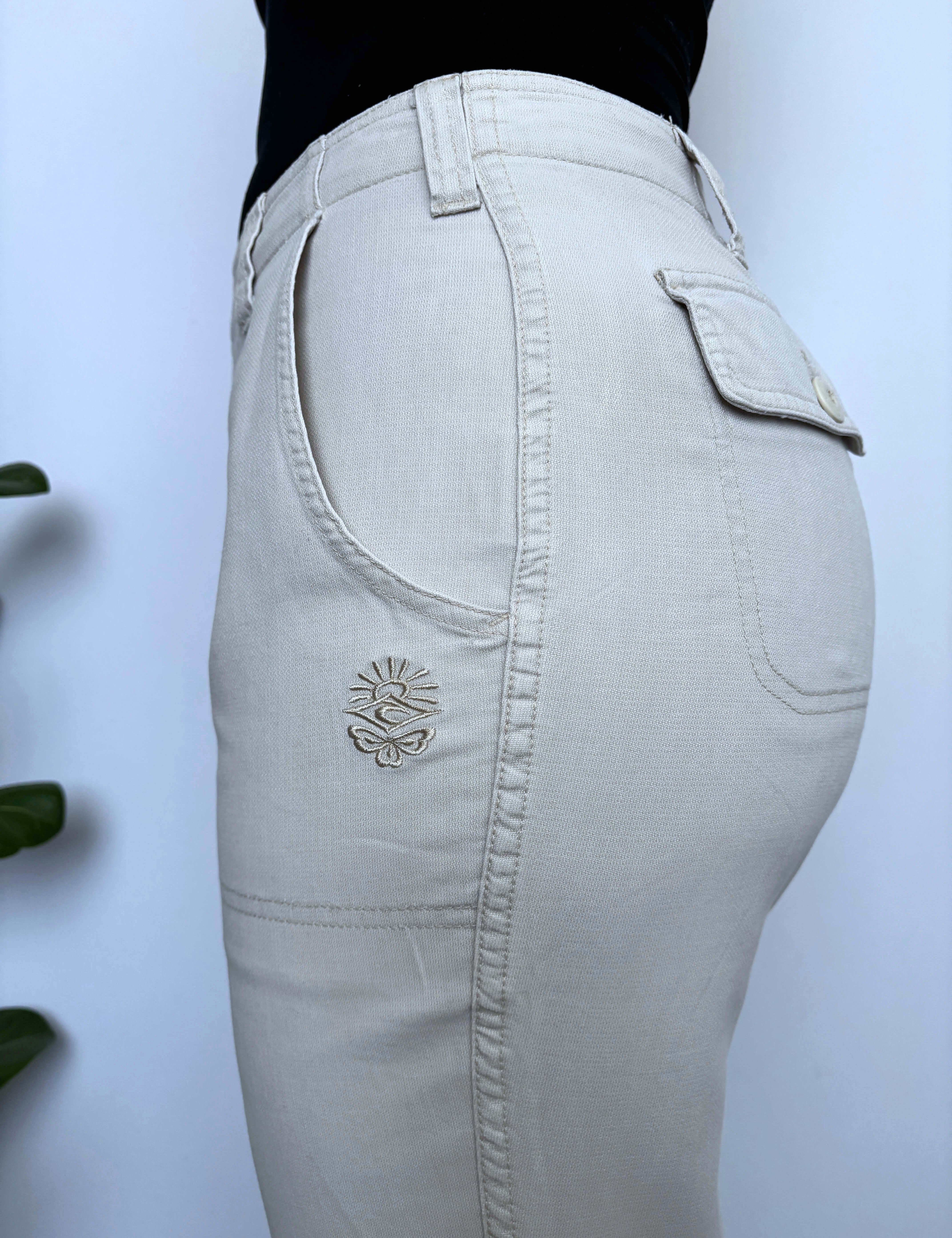 90S RIP CURL EMBROIDERED PANTS - W28