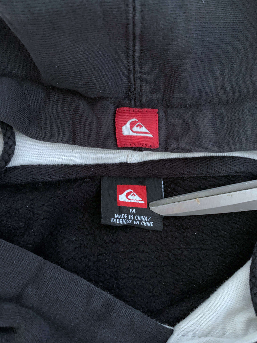 FADED VINTAGE QUIKSILVER GRAPHIC HOODIE - M/L