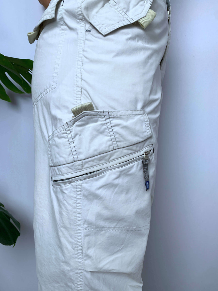 VINTAGE QUIKSILVER ZIP POCKET CARGO PANTS - W29