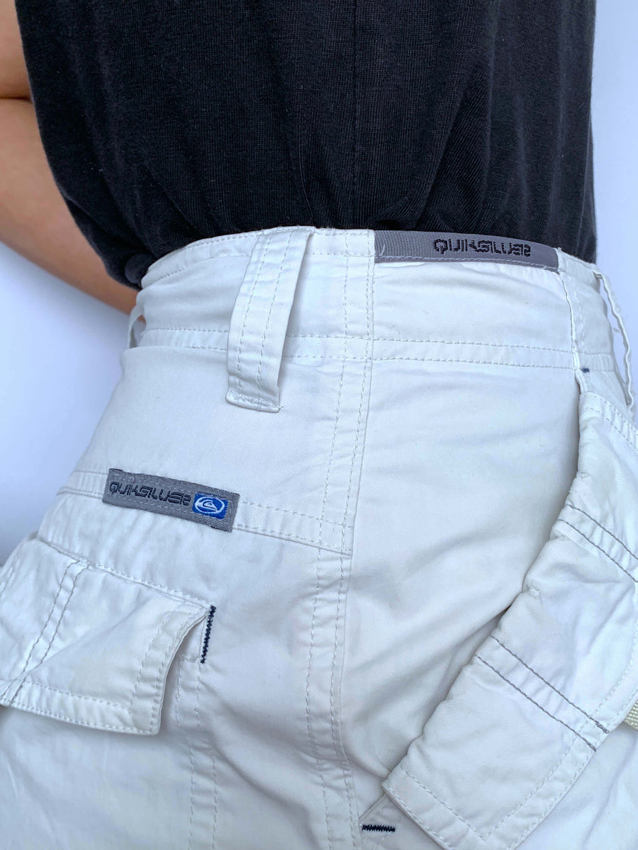 VINTAGE QUIKSILVER ZIP POCKET CARGO PANTS - W29