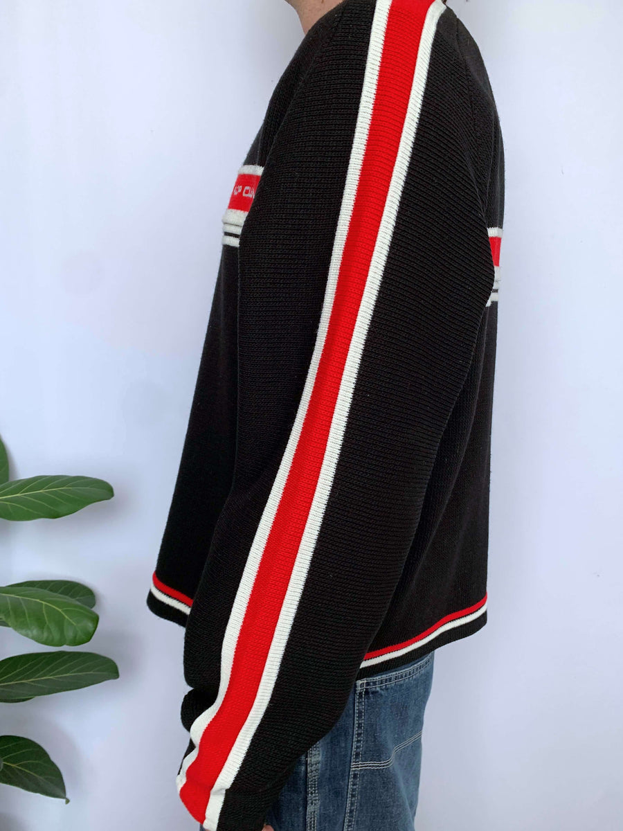 VINTAGE RIP CURL EMBROIDERED KNIT - L