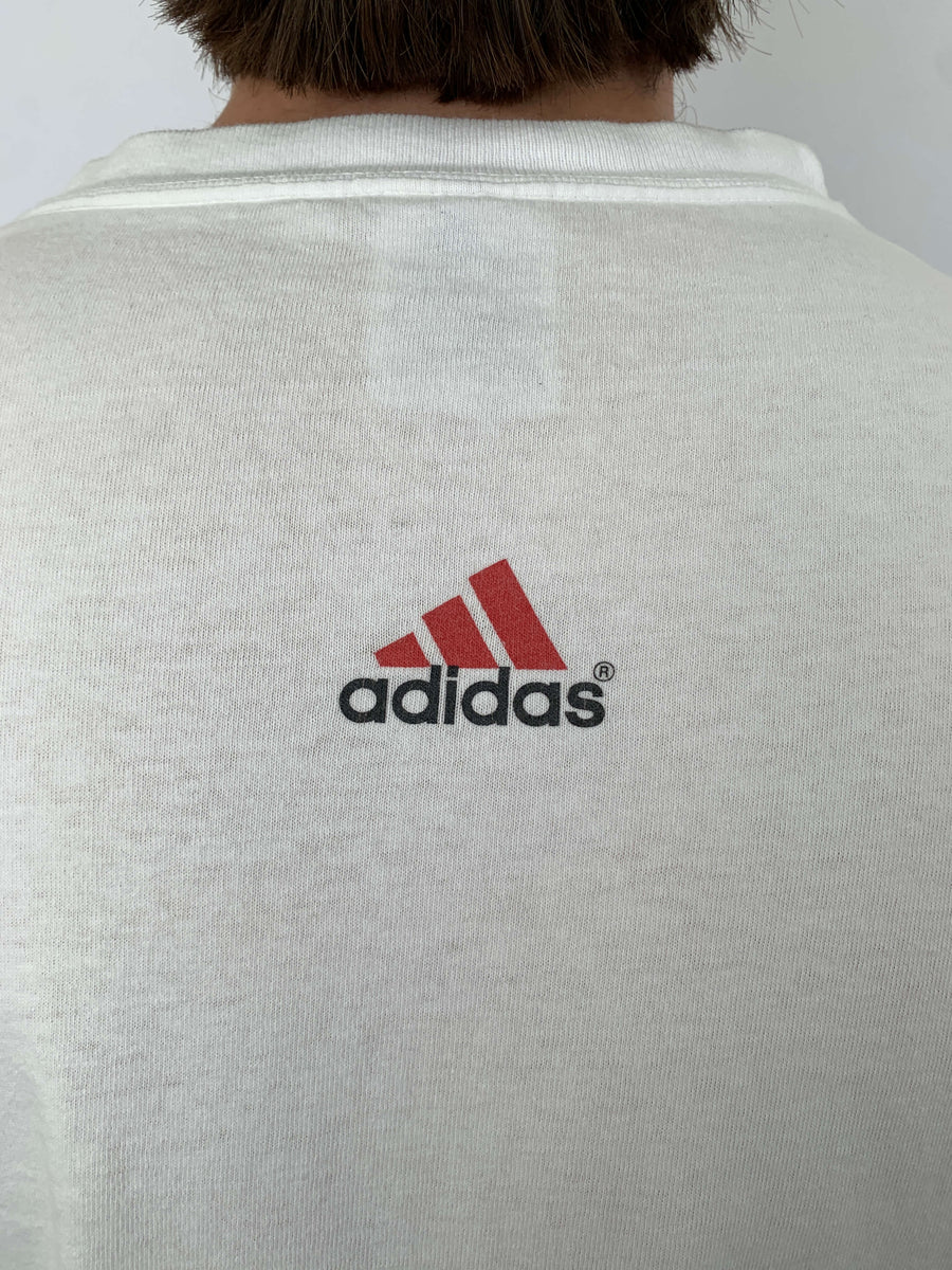 90S ADIDAS CENTRAL GRAPHIC TEE