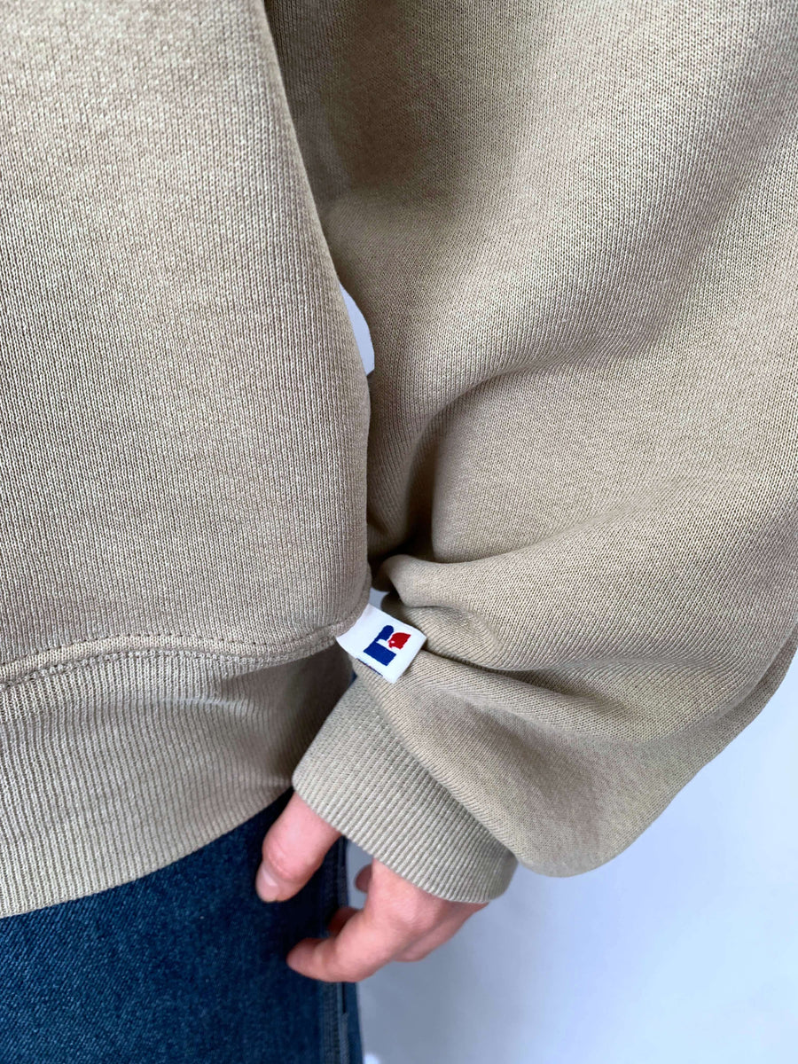 BEIGE VINTAGE RSW EMBROIDERED CREWNECK - 8