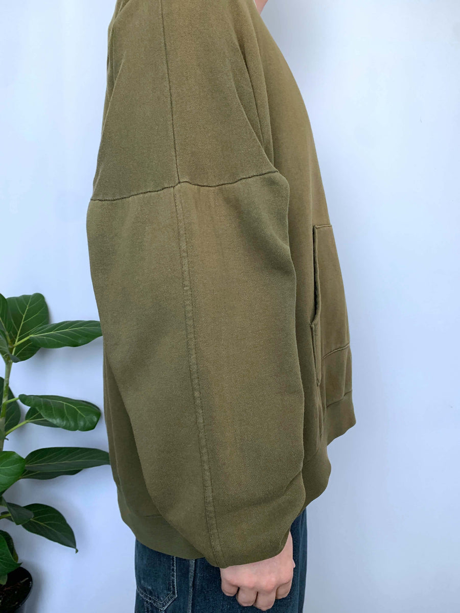 KHAKI VINTAGE RUSTY GRAPHIC HOODIE* - XL