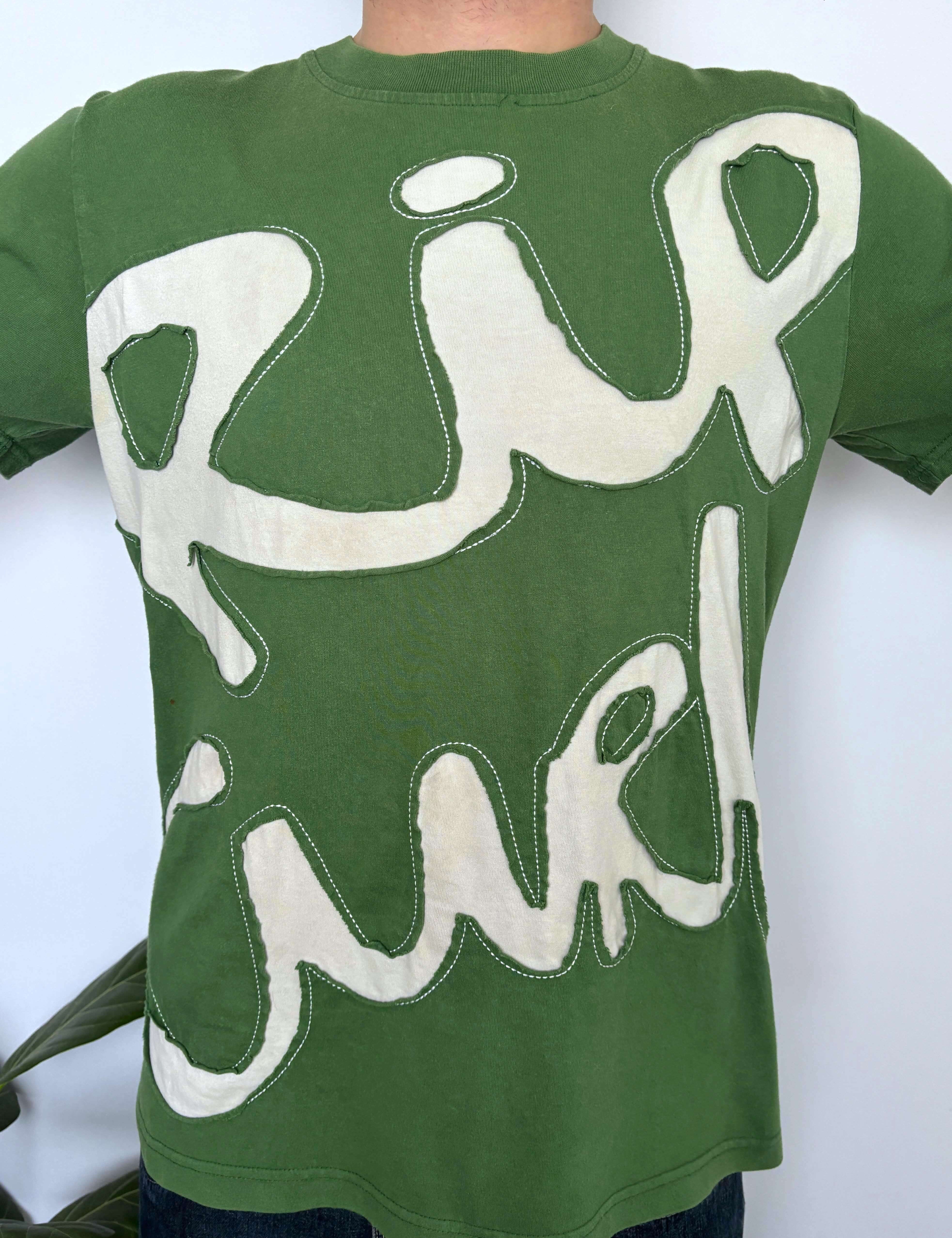 VINTAGE RIP CURL HUGE CUT-OUT SPELLOUT TEE - M