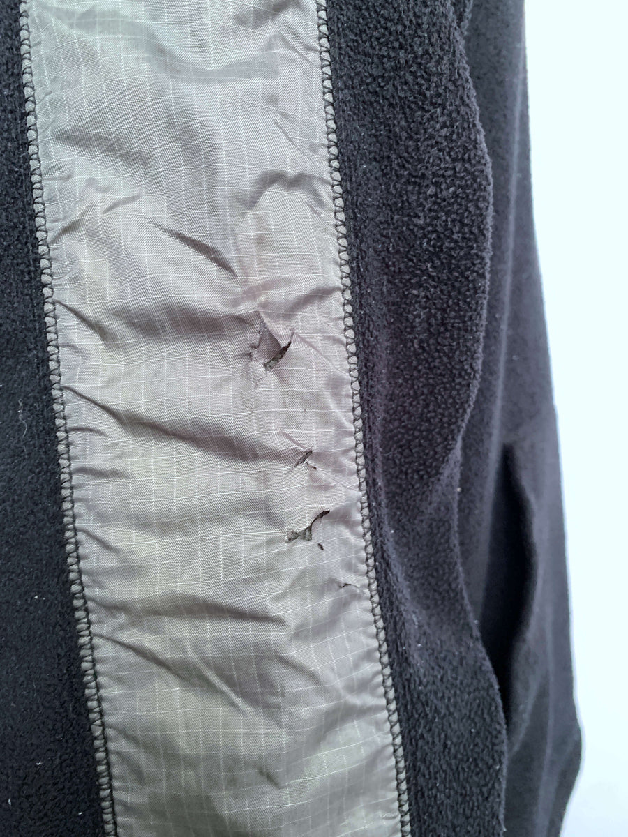VINTAGE QUIKSILVER FLEECE QTR ZIP - M/L