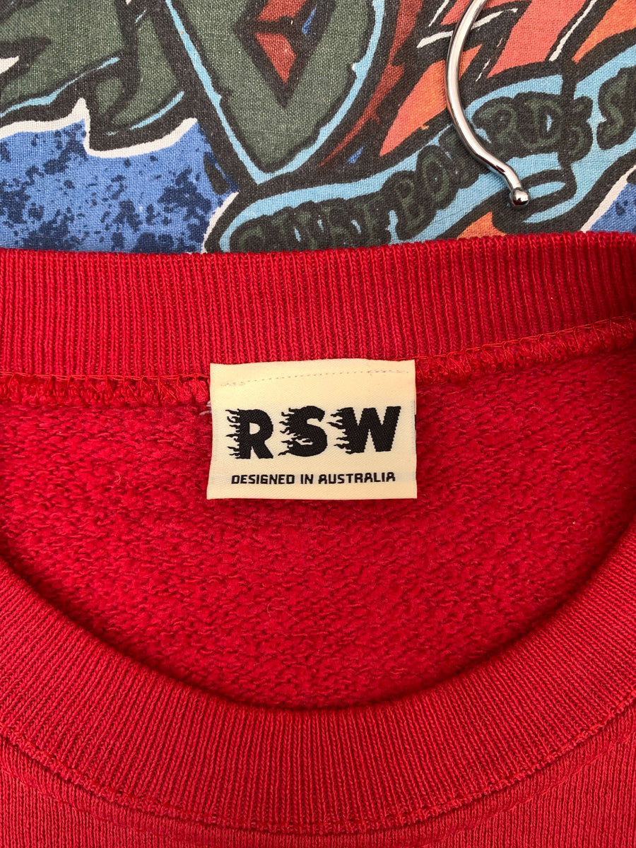 VINTAGE RSW EMBROIDERED CREWNECK - 6/8