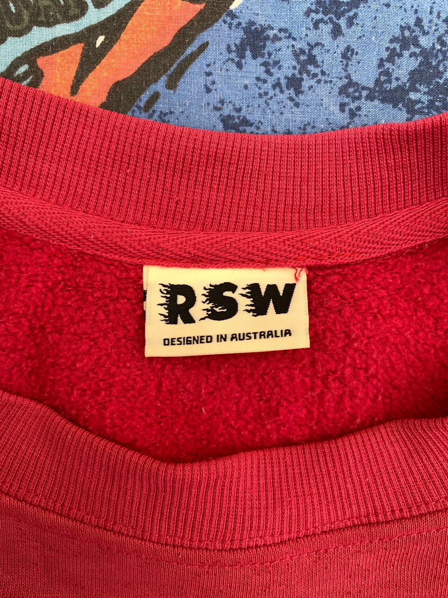 VINTAGE RSW EMBROIDERED CREWNECK - M