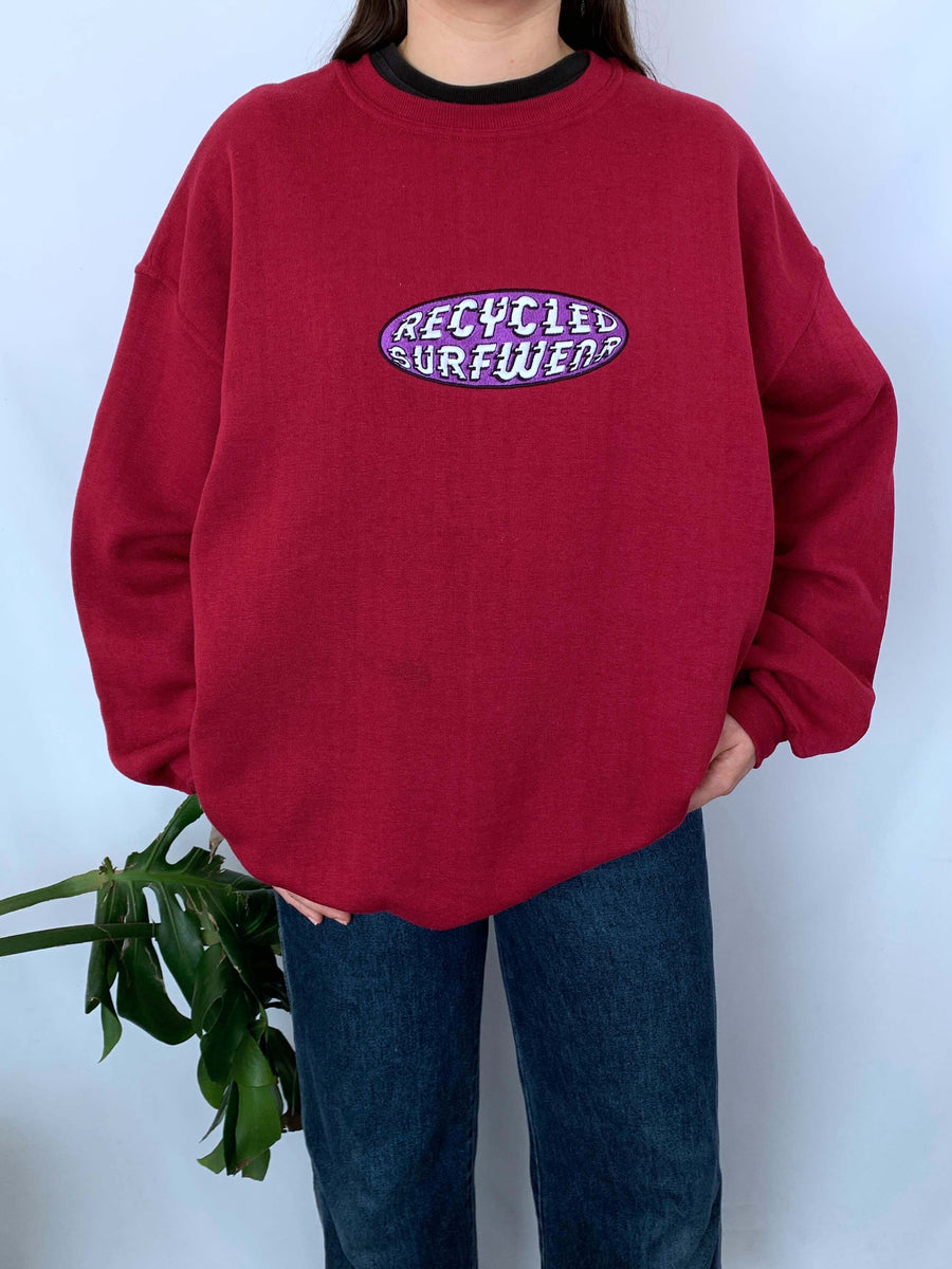 VINTAGE RSW EMBROIDERED CREWNECK - M