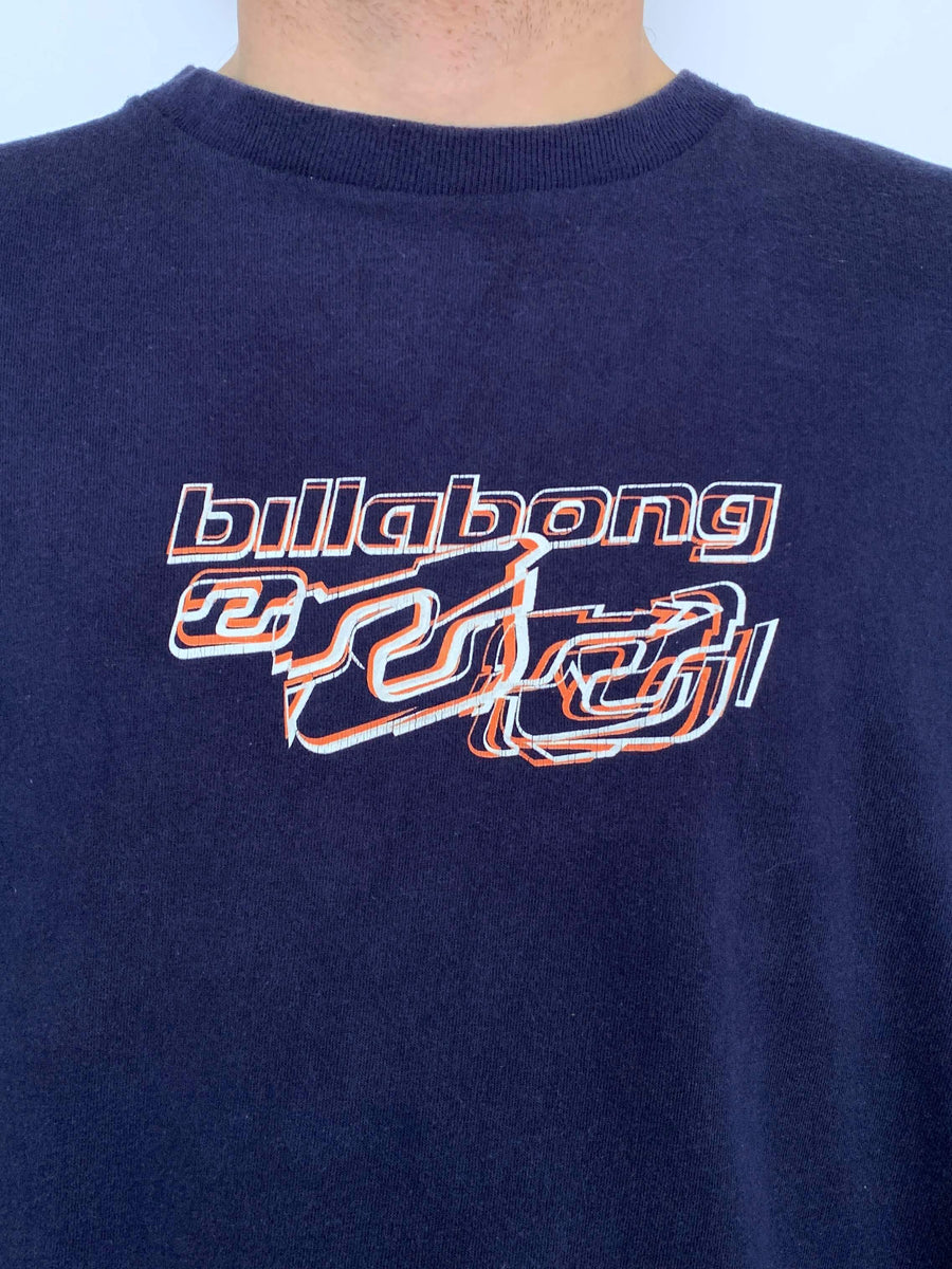 VINTAGE BILLABONG FRONT HIT TEE* - L