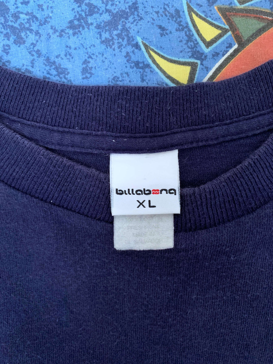 VINTAGE BILLABONG FRONT HIT TEE* - L