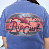 RARE FADED 90S RIP CURL DOLPHIN TEE - 10
