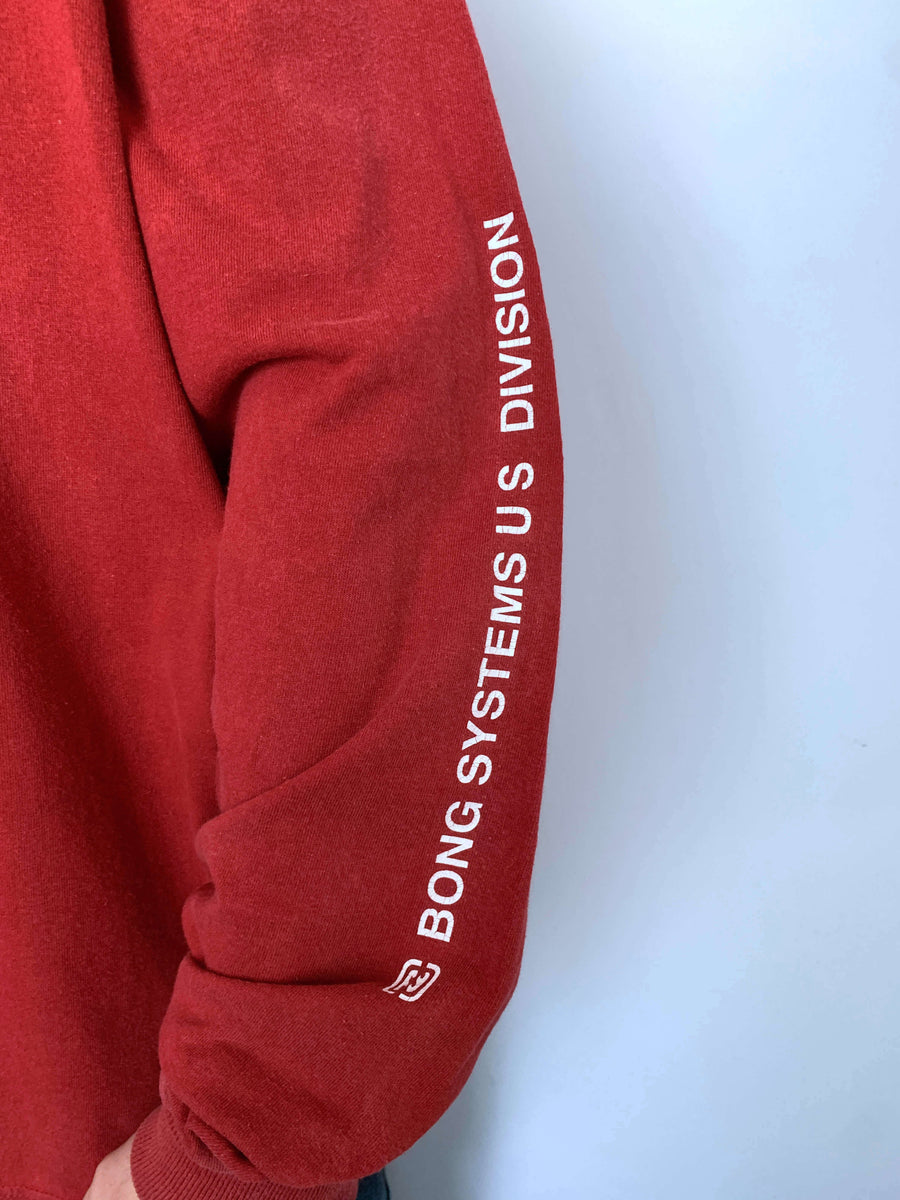 VINTAGE BILLABONG 'BONG SYSTEMS US DIVISION' LONG SLEEVE TEE - XL
