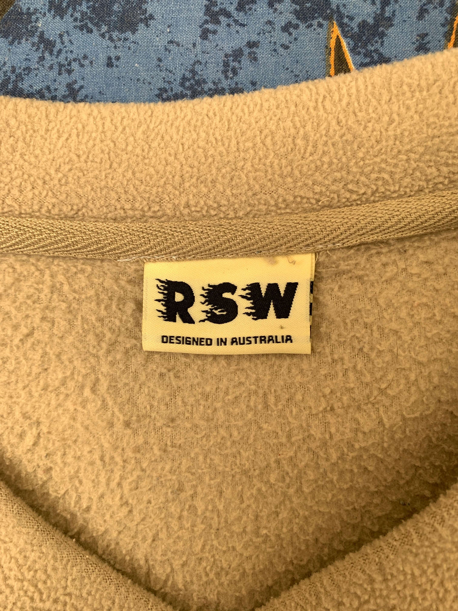 VINTAGE RSW EMBROIDERED FLEECE JUMPER - L/M