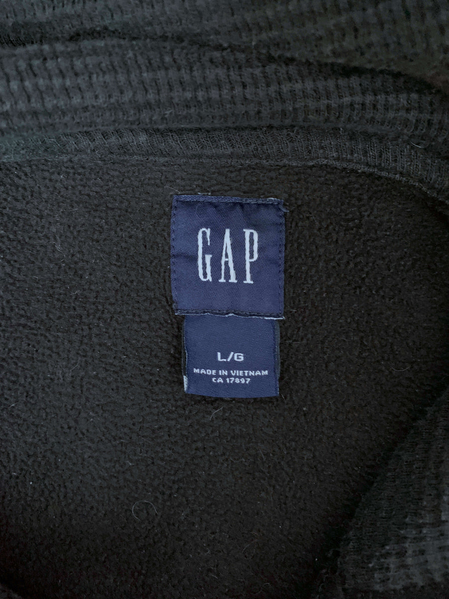 GAP FLEECE SPELLOUT HOODIE - M