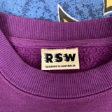PURPLE VINTAGE RSW EMBROIDERED CREWNECK - 6