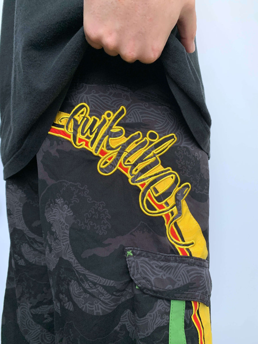 Y2K QUIKSILVER EMBROIDERED BOARDIES - W36