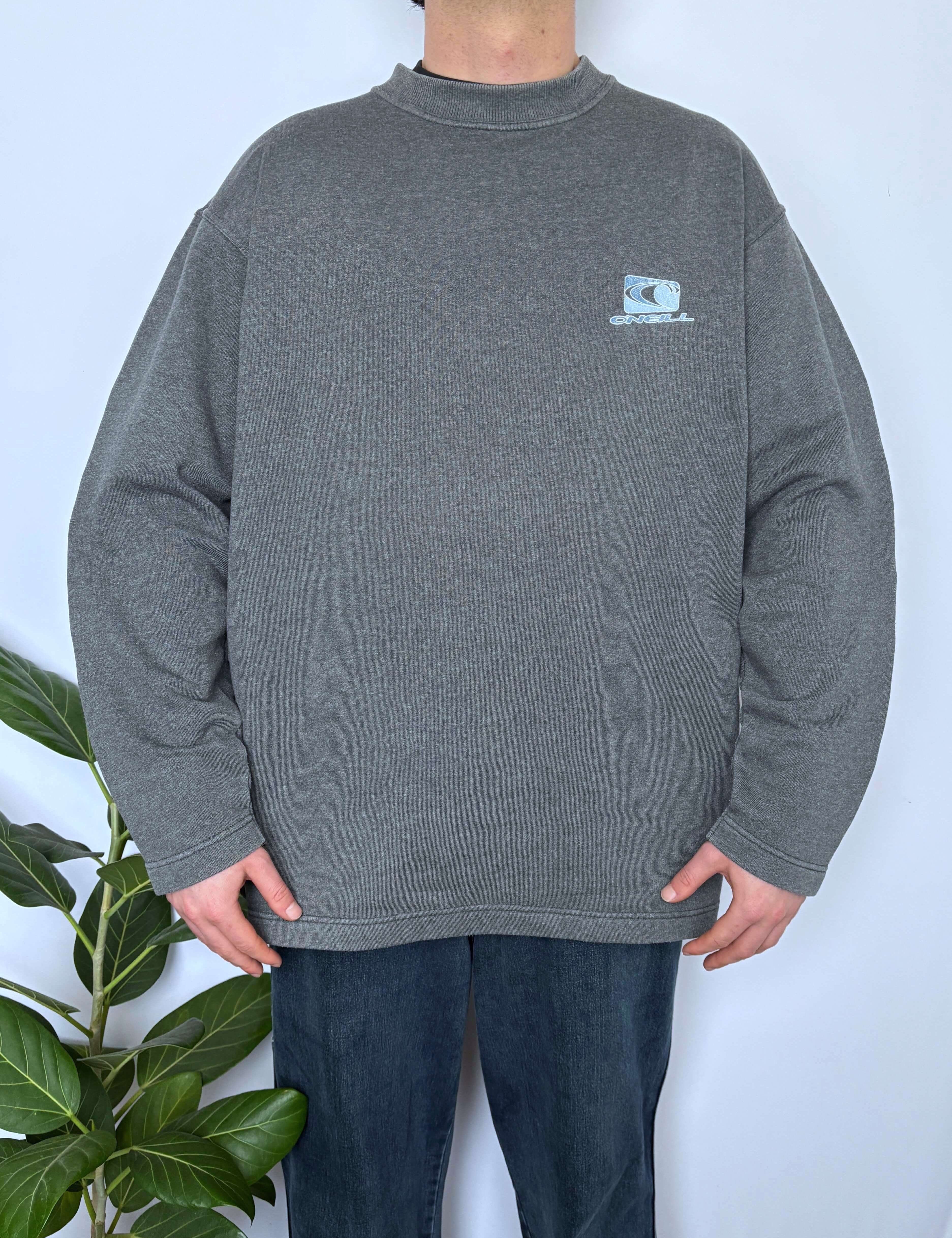 VINTAGE O'NEILL WAVE LOGO CREWNECK - XL