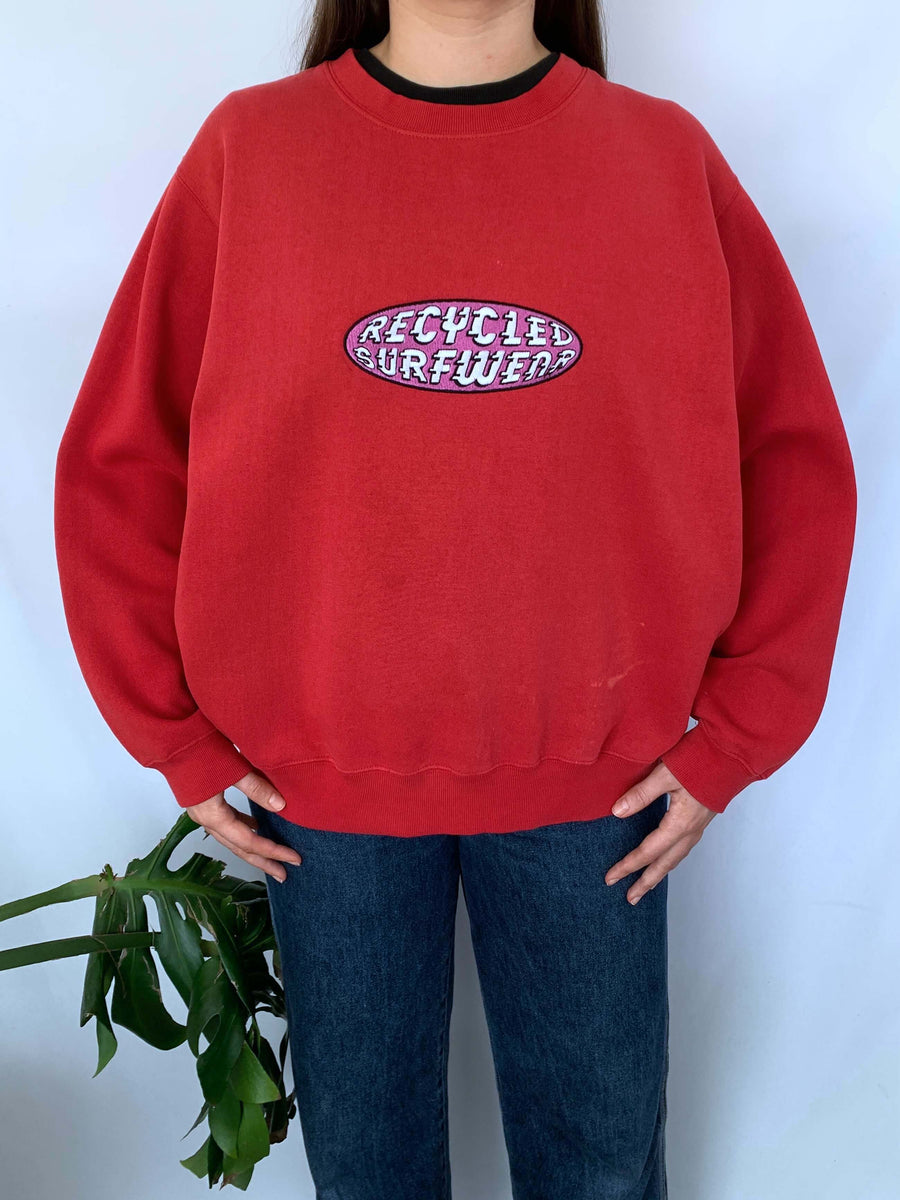 FADED VINTAGE RSW EMBROIDERED CREWNECK - S/10