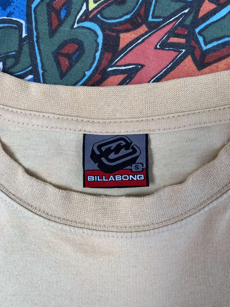 VINTAGE BILLABONG SPELLOUT/LOGO LONG SLEEVE - S/M