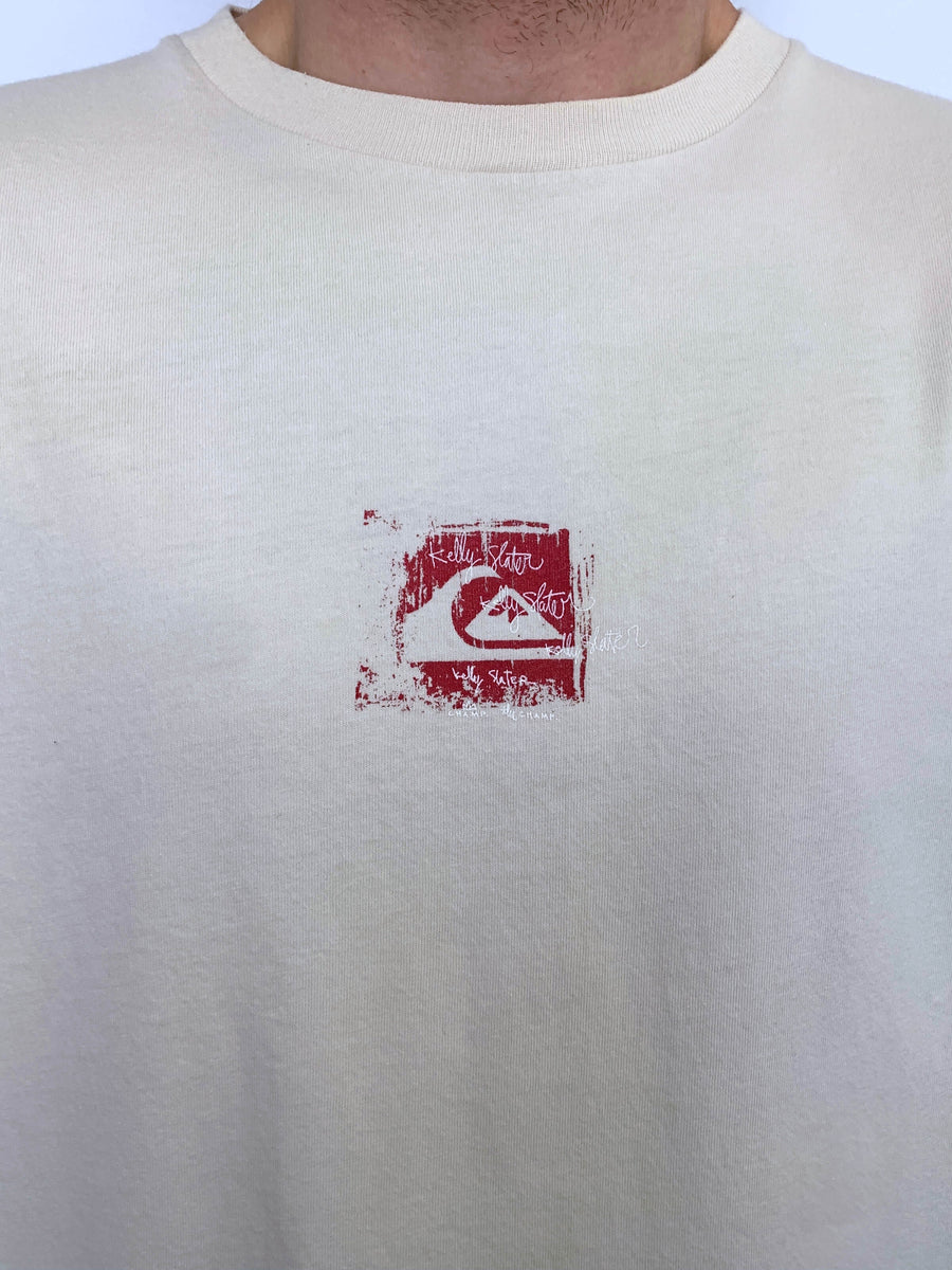 VINTAGE QUIKSILVER KELLY SLATER TEE - XL